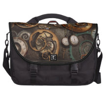 Steampunk - Abstract - Time is complicated Computer Bag