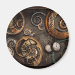 Steampunk - Abstract - Time is complicated Fridge Magnet