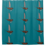 Steampunk Airship Shower Curtain