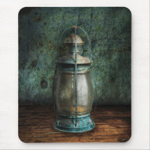 Steampunk - An old lantern Mousepad