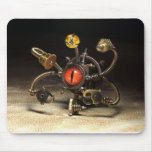 Steampunk Beholder Robot by Artist Daniel Proulx mousepads