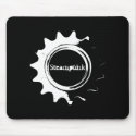Steampunk Black Mousepad