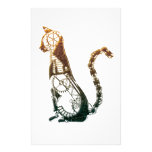 Steampunk cat stationary personalised stationery