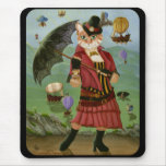 Steampunk Cat Victorian Gothic Fantasy Mousepad mousepads