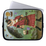 Steampunk Cat Victorian Portrait Art Laptop Sleeve laptop sleeves