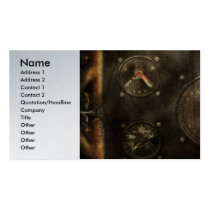 Steampunk - Check your pressure business cards