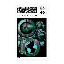 Steampunk Clock 1 Postage