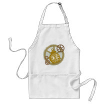 Steampunk Clock and Gears aprons by greenbaby Steampunk Clock and Gears aprons