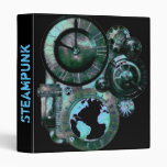 Steampunk Clock Avery Binder