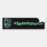 Steampunk Clock Bumper Sticker