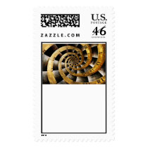 Steampunk - Clock - The flow of time Postage