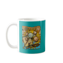 Steampunk Clocks and Time Mug