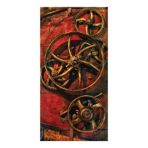 Steampunk - Clockwork Photo Greeting Card