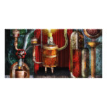 Steampunk - Coffee Break Customized Photo Card