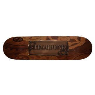 Steampunk Cogs & Gears Skateboard zazzle_skateboard