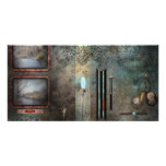 Steampunk - Control Panel Photo Card Template