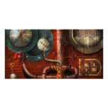 Steampunk - Controls Photo Card Template