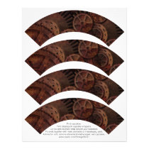 Steampunk Cupcake Wrappers on letterhead