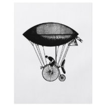Steampunk derigicyclist personalized flyer