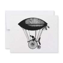 Steampunk derigicyclist invitations by MrsEvilGenius Steampunk derigicyclist invitations