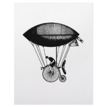 Steampunk derigicyclist letterhead design