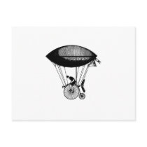 Steampunk derigicyclist postcards