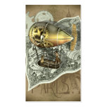 Steampunk Dirigible Air Tour Profile Cards Business Cards