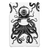 Steampunk Diving Kraken Octopus ipad mini case