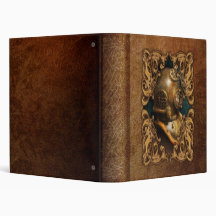Steampunk - Diving - The diving helmet 3 Ring Binder
