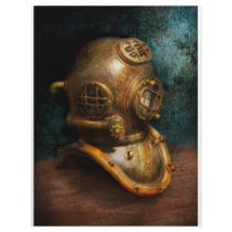 Steampunk - Diving - The diving helmet Flyers