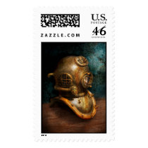 Steampunk - Diving - The diving helmet Stamp