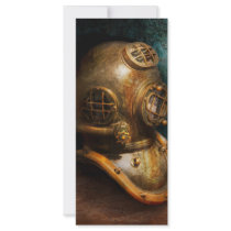 Steampunk - Diving - The diving helmet Full Color Rack Card