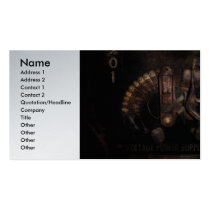 Steampunk - Electrical - Rotary Switch business cards
