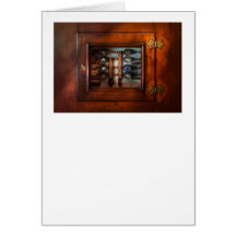 Steampunk - Electrical - The fuse panel Greeting Cards