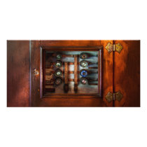 Steampunk - Electrical - The fuse panel Customized Photo Card