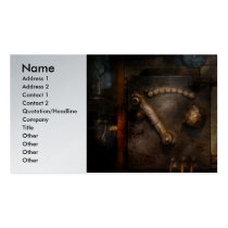 Steampunk - Electrician - The Control Room business cards