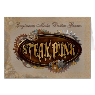 Steampunk Engineer Cards