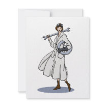 Steampunk Engineer invitations