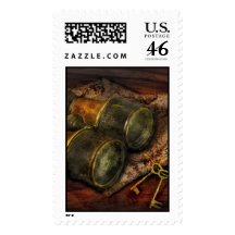 Steampunk - Extendo Optics Postage Stamps
