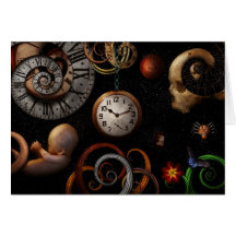 Steampunk - extracto - el principio y el extremo felicitación