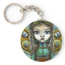 Steampunk fairy keychain