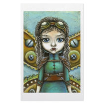 Steampunk fairy stationery paper