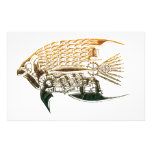 Steampunk fish stationary customised stationery