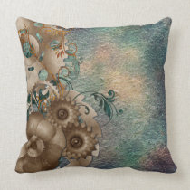 Steampunk Floral pillows