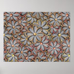Steampunk Flower Power Print