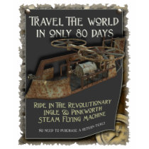 Steampunk Flying Machine t-shirts