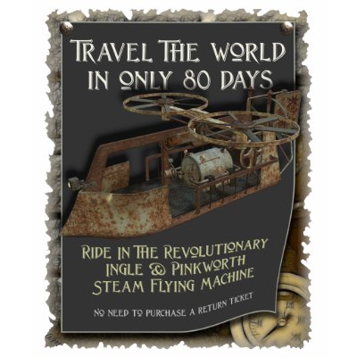 Steampunk Flying Machine T Shirts by SteamPunkTees