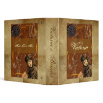 Steampunk ~ Foxy Lady Vinyl Binder