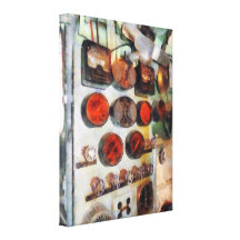 Steampunk Gauges - Engine Room Canvas Print