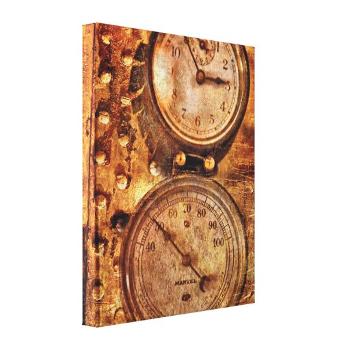 Steampunk - Gauges Gallery Wrapped Canvas